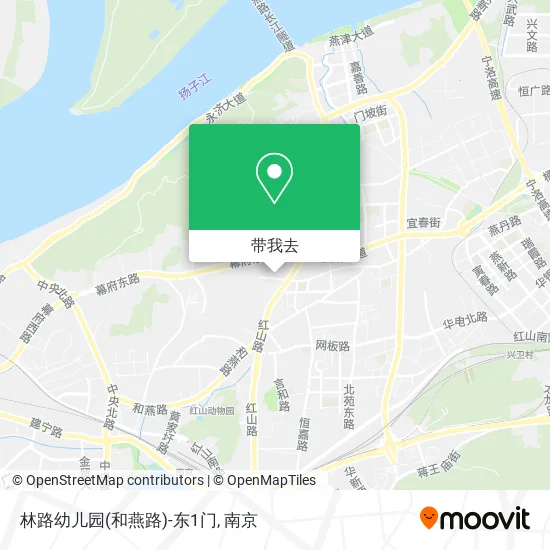 林路幼儿园(和燕路)-东1门地图