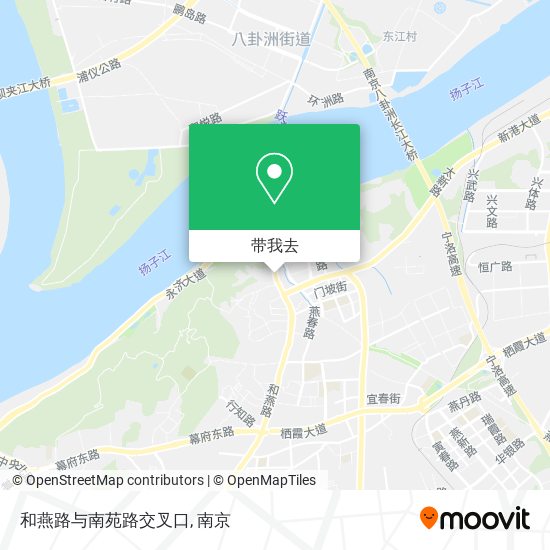 和燕路与南苑路交叉口地图