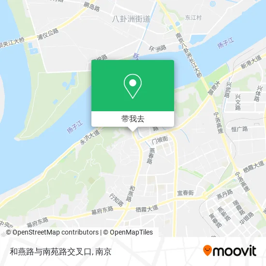 和燕路与南苑路交叉口地图