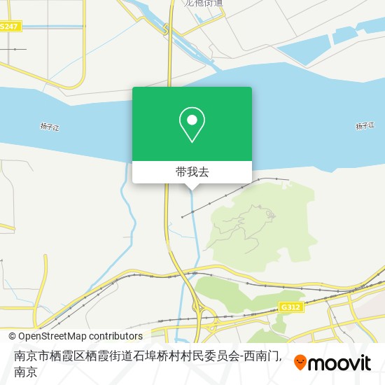 南京市栖霞区栖霞街道石埠桥村村民委员会-西南门地图