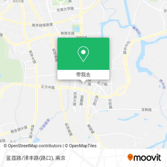 蓝霞路/泽丰路(路口)地图