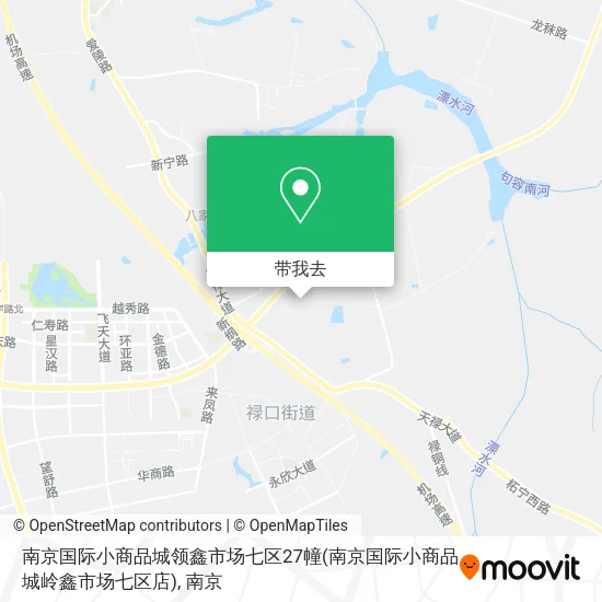 南京国际小商品城领鑫市场七区27幢(南京国际小商品城岭鑫市场七区店)地图