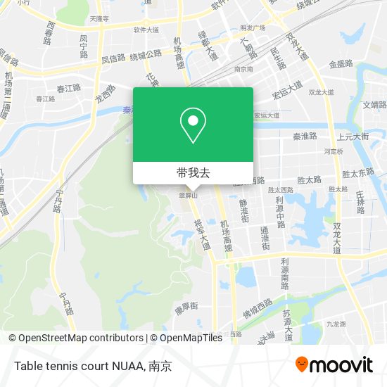 Table tennis court NUAA地图