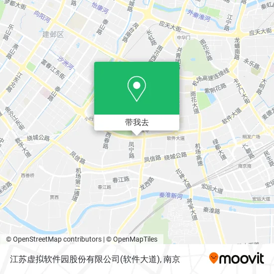 江苏虚拟软件园股份有限公司(软件大道)地图