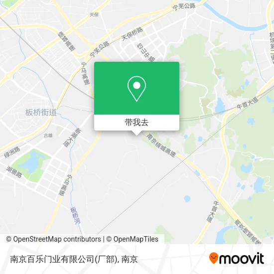 南京百乐门业有限公司(厂部)地图