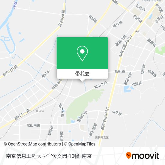 南京信息工程大学宿舍文园-10幢地图