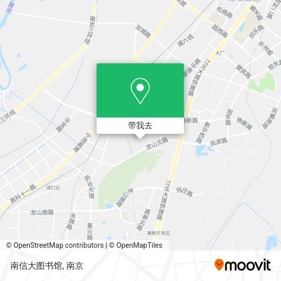 南信大图书馆地图