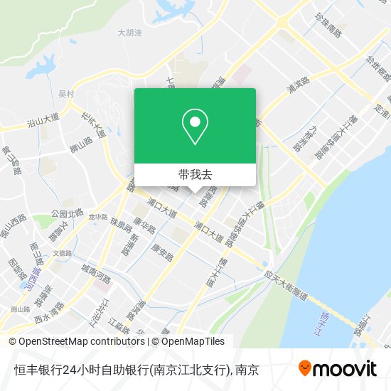 恒丰银行24小时自助银行(南京江北支行)地图