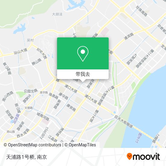 天浦路1号桥地图