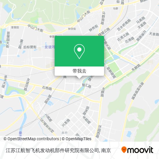 江苏江航智飞机发动机部件研究院有限公司地图