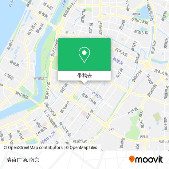 清荷广场地图