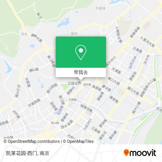 凯莱花园-西门地图