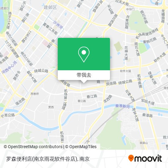 罗森便利店(南京雨花软件谷店)地图