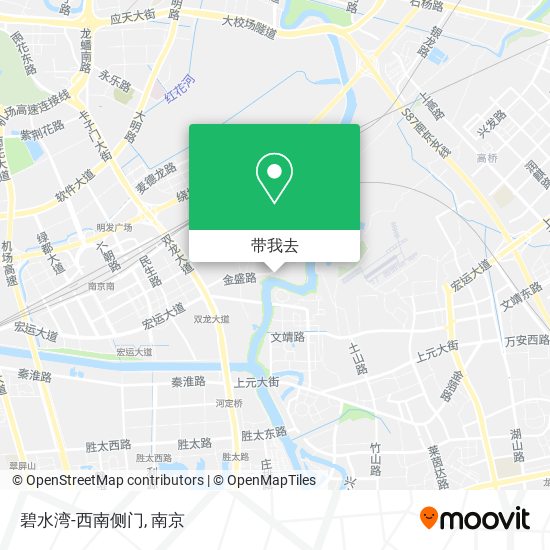 碧水湾-西南侧门地图