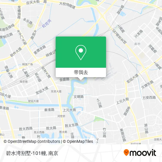 碧水湾别墅-101幢地图