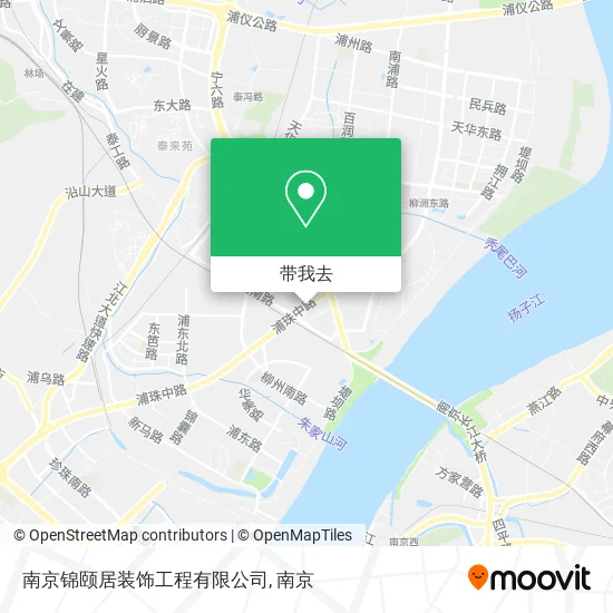 南京锦颐居装饰工程有限公司地图
