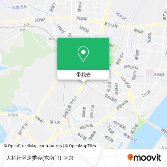 大桥社区居委会(东南门)地图