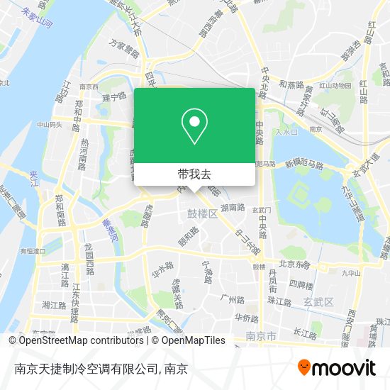 南京天捷制冷空调有限公司地图