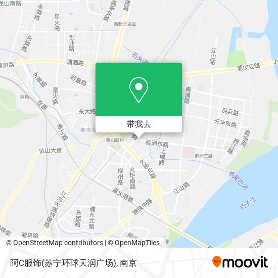 阿C服饰(苏宁环球天润广场)地图