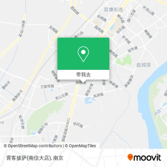 霄客披萨(南信大店)地图