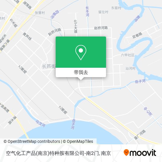 空气化工产品(南京)特种胺有限公司-南2门地图