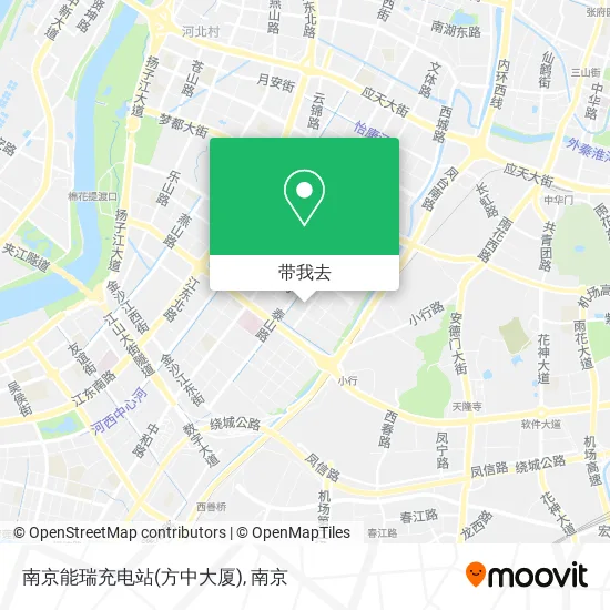 南京能瑞充电站(方中大厦)地图