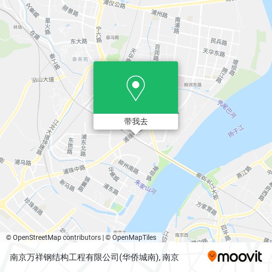 南京万祥钢结构工程有限公司(华侨城南)地图