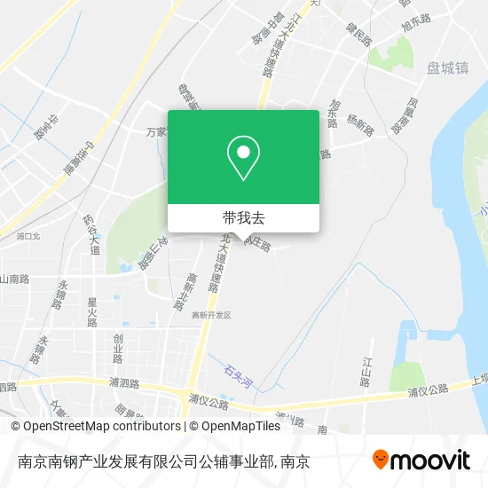 南京南钢产业发展有限公司公辅事业部地图