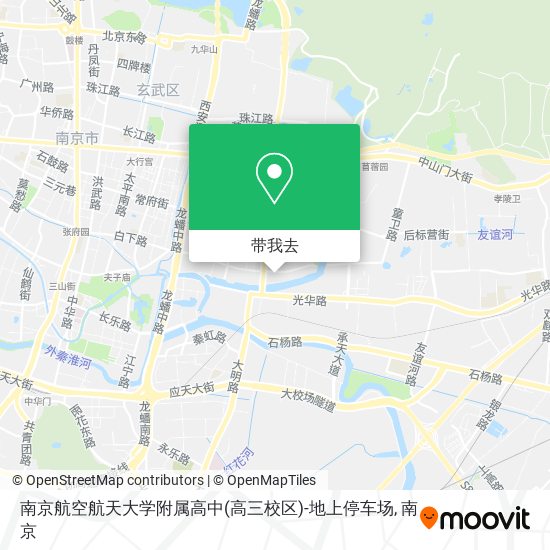 南京航空航天大学附属高中(高三校区)-地上停车场地图