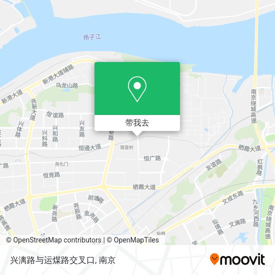 兴漓路与运煤路交叉口地图