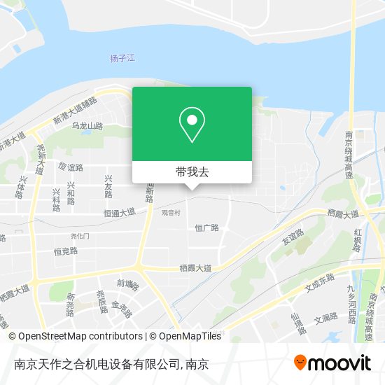 南京天作之合机电设备有限公司地图