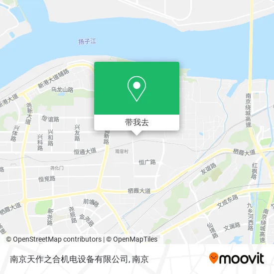 南京天作之合机电设备有限公司地图
