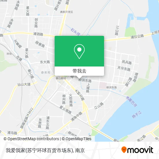 我爱我家(苏宁环球百货市场东)地图