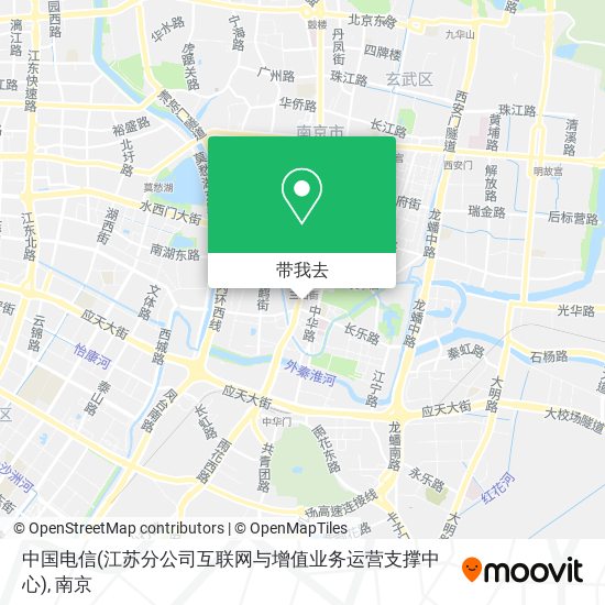 中国电信(江苏分公司互联网与增值业务运营支撑中心)地图