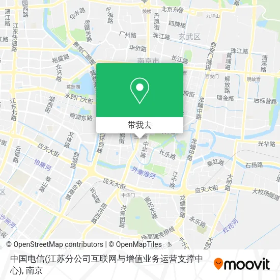 中国电信(江苏分公司互联网与增值业务运营支撑中心)地图