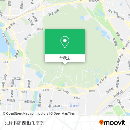 先锋书店-西北门地图