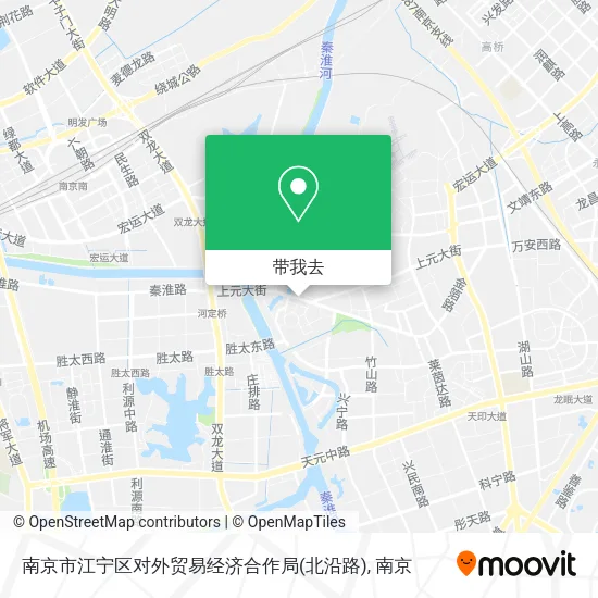 南京市江宁区对外贸易经济合作局(北沿路)地图
