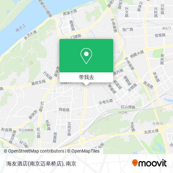 海友酒店(南京迈皋桥店)地图