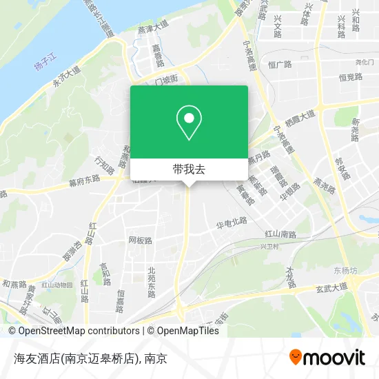 海友酒店(南京迈皋桥店)地图
