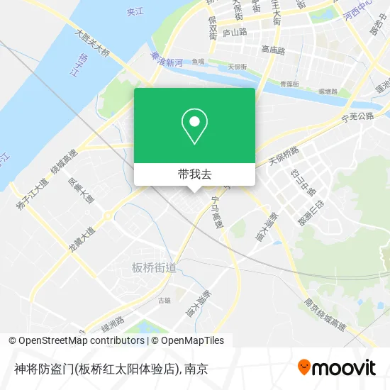 神将防盗门(板桥红太阳体验店)地图