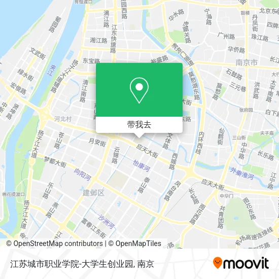 江苏城市职业学院-大学生创业园地图