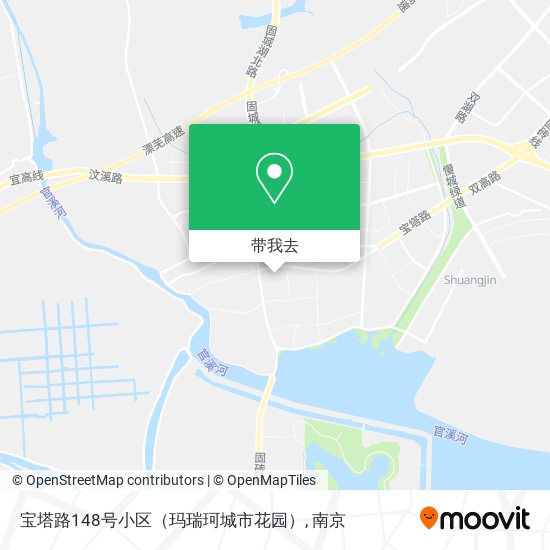 宝塔路148号小区（玛瑞珂城市花园）地图