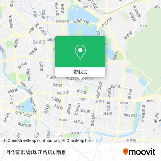 丹华阳眼镜(珠江路店)地图