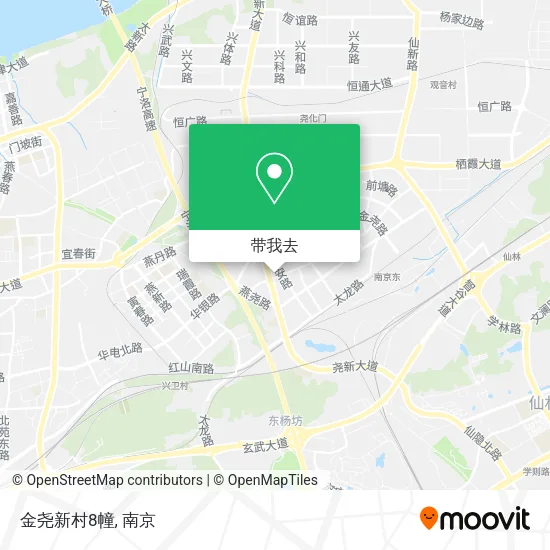 金尧新村8幢地图