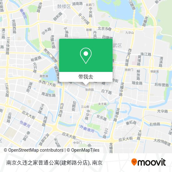 南京久违之家普通公寓(建邺路分店)地图