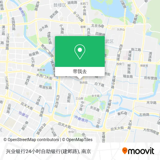 兴业银行24小时自助银行(建邺路)地图