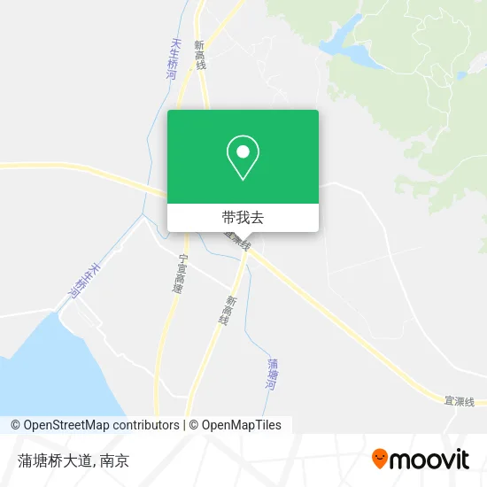 蒲塘桥大道地图