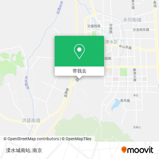 溧水城南站地图