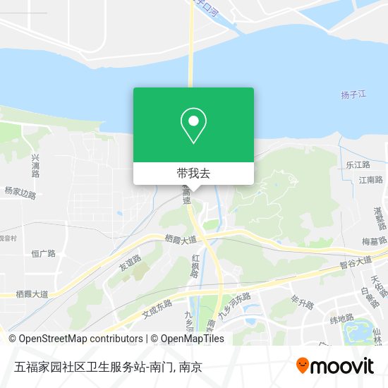五福家园社区卫生服务站-南门地图