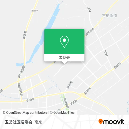 卫棠社区居委会地图